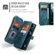 CaseMe C30 Apple iPhone 17 Hoesje Pasjeshouder Book Case Blauw afbeelding 10