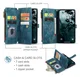 CaseMe C30 Apple iPhone 17 Hoesje Pasjeshouder Book Case Blauw afbeelding 3