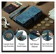CaseMe C30 Apple iPhone 17 Hoesje Pasjeshouder Book Case Blauw afbeelding 4