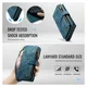 CaseMe C30 Apple iPhone 17 Hoesje Pasjeshouder Book Case Blauw afbeelding 6