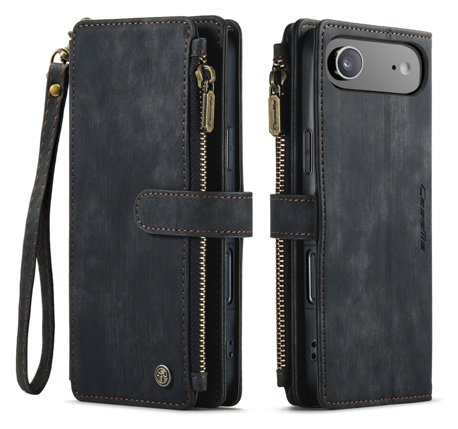 CaseMe C30 Apple iPhone Air Hoesje Pasjeshouder Book Case Zwart afbeelding 1