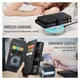 CaseMe C30 Apple iPhone Air Hoesje Pasjeshouder Book Case Zwart afbeelding 8