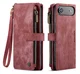CaseMe C30 Apple iPhone Air Hoesje Pasjeshouder Book Case Rood