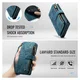 CaseMe C30 Apple iPhone Air Hoesje Pasjeshouder Book Case Blauw afbeelding 7