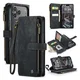 CaseMe C30 Apple iPhone 17 Pro Max Hoesje Pasjeshouder Book Case Zwart afbeelding 2
