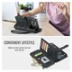 CaseMe C30 Apple iPhone 17 Pro Max Hoesje Pasjeshouder Book Case Zwart afbeelding 5