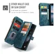 CaseMe C30 Apple iPhone 17 Pro Max Hoesje Pasjeshouder Book Case Blauw afbeelding 9