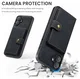 CaseMe JH-01 Apple iPhone 17 Hoesje met Magnetische Kaarthouder Zwart afbeelding 7