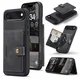 CaseMe JH-01 Apple iPhone Air Hoesje met Magnetische Kaarthouder Zwart afbeelding 3