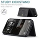 CaseMe JH-01 Apple iPhone Air Hoesje met Magnetische Kaarthouder Zwart afbeelding 8