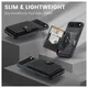 CaseMe JH-01 Apple iPhone Air Hoesje met Magnetische Kaarthouder Zwart afbeelding 9