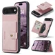 CaseMe JH-01 Apple iPhone Air Hoesje met Magnetische Kaarthouder Roze afbeelding 2