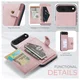 CaseMe JH-01 Apple iPhone Air Hoesje met Magnetische Kaarthouder Roze afbeelding 5
