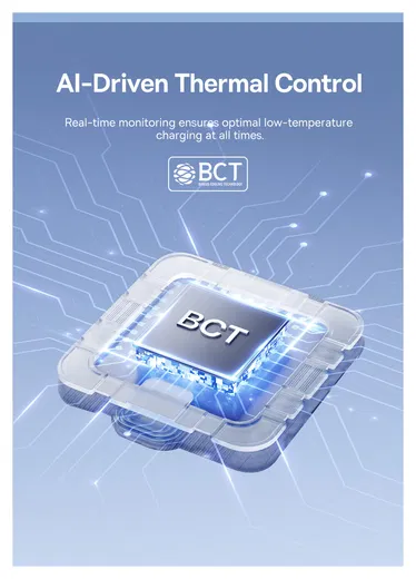 Baseus EnerCore CJ11 67W USB-C Snellader met Ingebouwde USB-C Kabel Zwart afbeelding 10