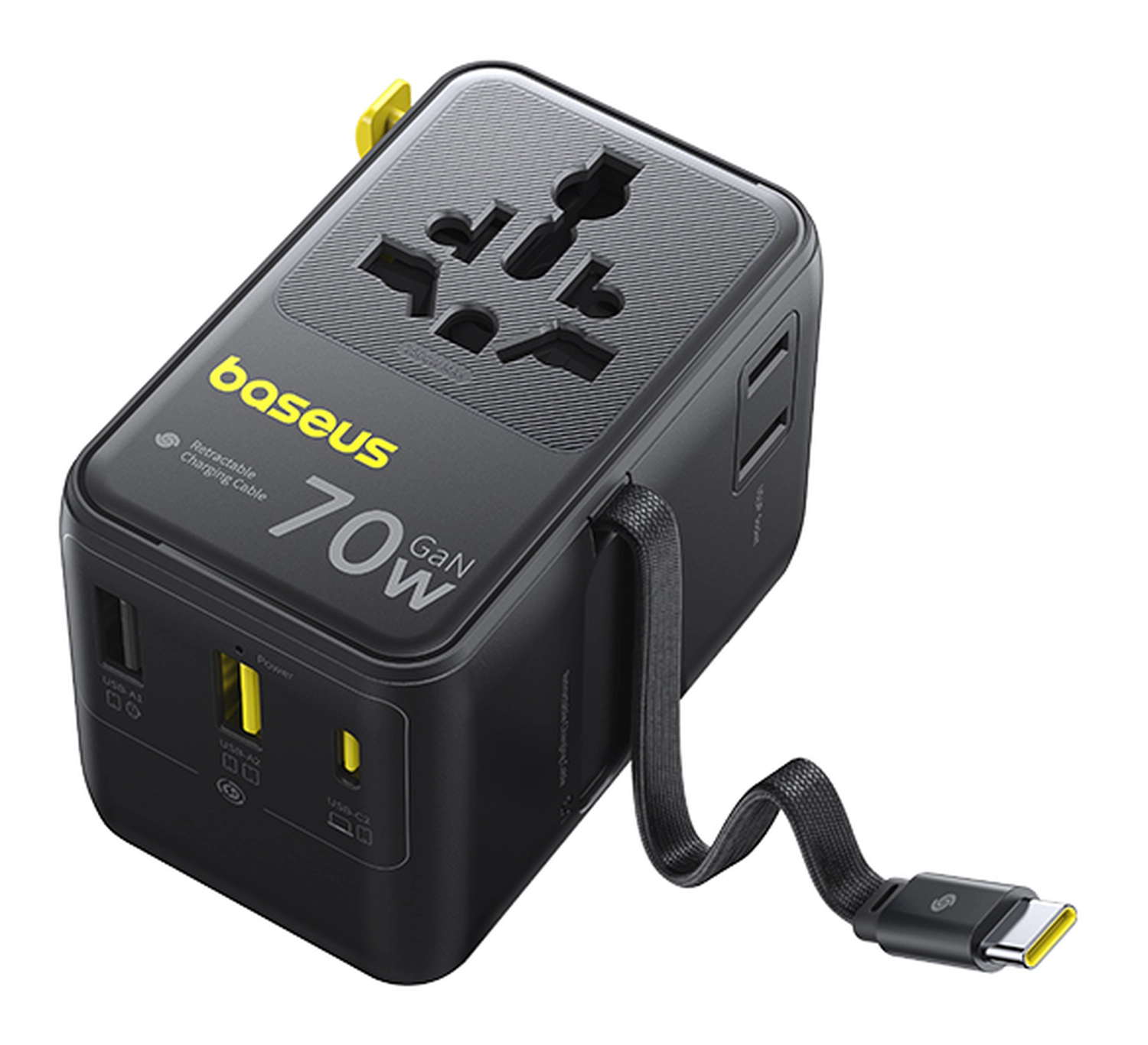 Baseus EnerCore CG11 Reis Oplader 70W Snellader Wereldstekker EU/VK/USA/AUS afbeelding 10