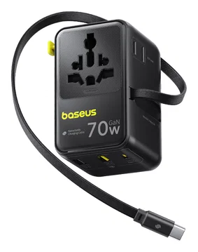 Baseus EnerCore CG11 Reis Oplader 70W Snellader Wereldstekker EU/VK/USA/AUS