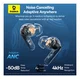 Baseus Bass BP1 Pro Draadloze Bluetooth Oordopjes Noise Cancelling Zwart afbeelding 4