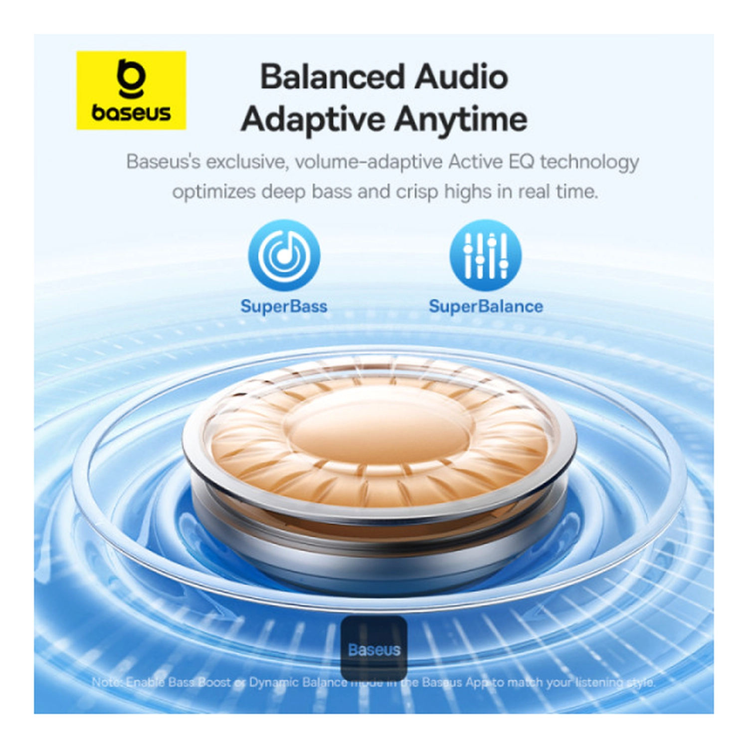 Baseus Bass BP1 Pro Draadloze Bluetooth Oordopjes Noise Cancelling Zwart afbeelding 3