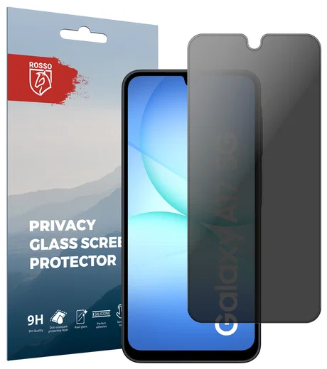 Rosso Samsung Galaxy A17 9H Tempered Glass Screen Protector Privacy afbeelding 1