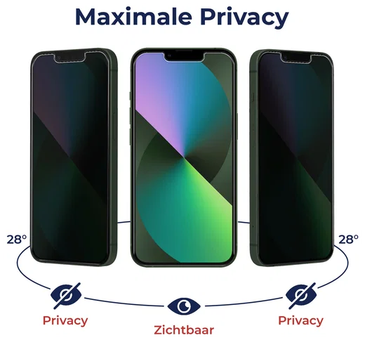 Rosso Samsung Galaxy A17 9H Tempered Glass Screen Protector Privacy afbeelding 4