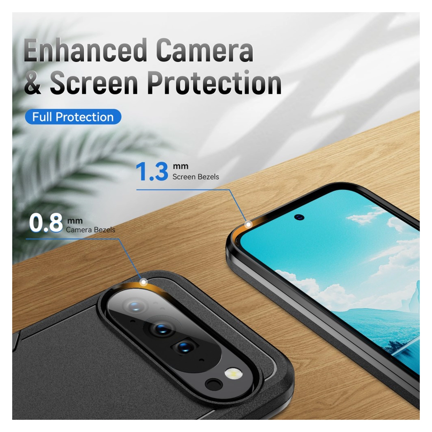 Google Pixel 10 / 10 Pro Hoesje Schokbestendige Hardcase Back Cover Zwart afbeelding 7