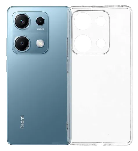 Xiaomi Redmi Note 14S Hoesje Dun TPU Back Cover Transparant afbeelding 1