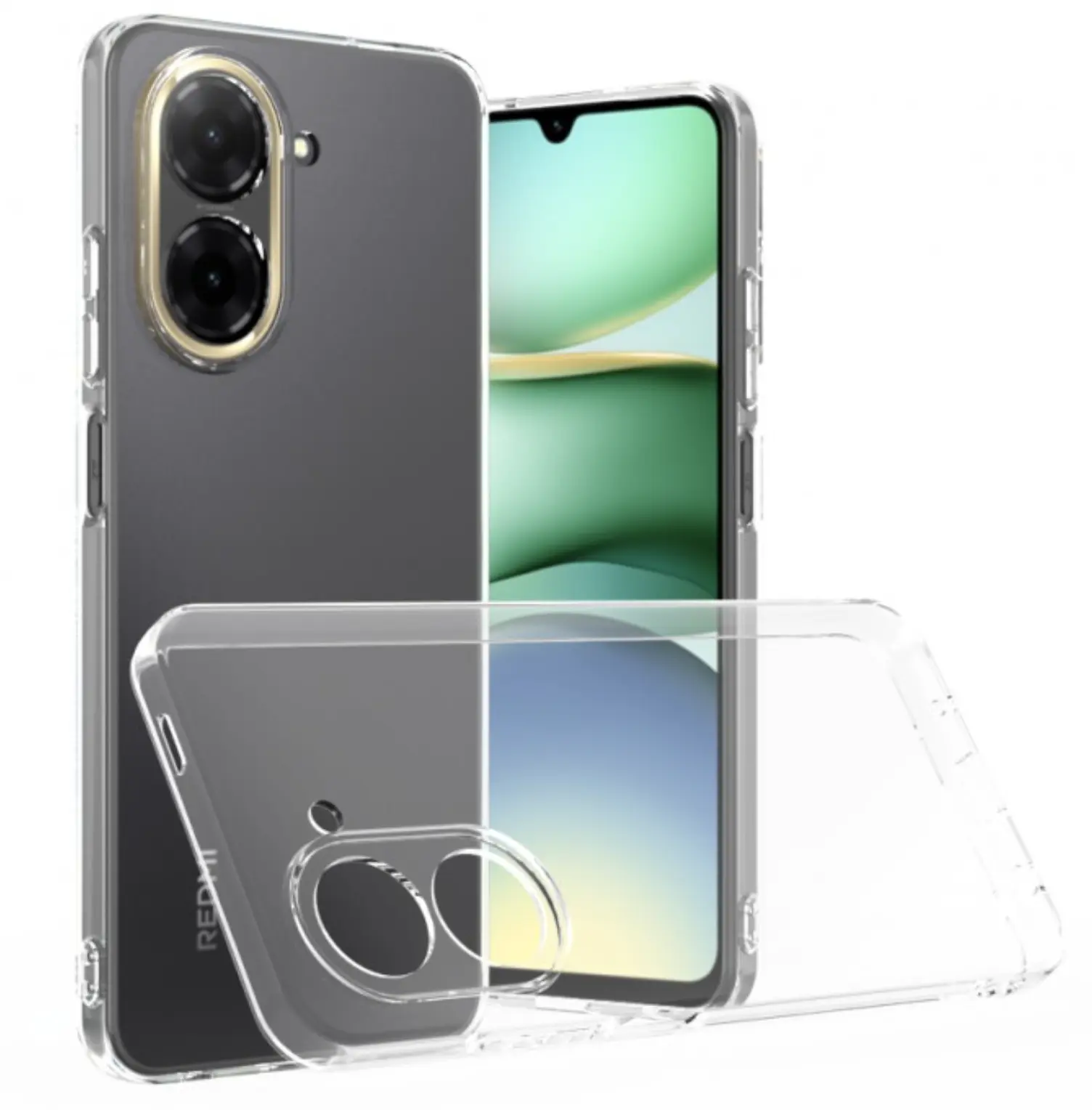 Xiaomi Redmi A5 Hoesje Dun TPU Back Cover Transparant afbeelding 1