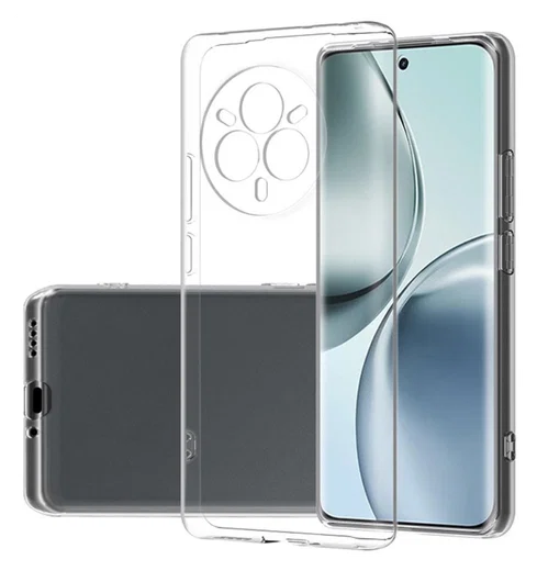 Realme 14 Pro Hoesje Dun TPU Back Cover Transparant afbeelding 1