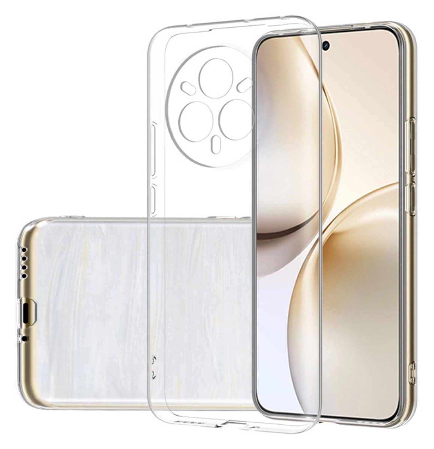 Realme 14 Pro Plus Hoesje Dun TPU Back Cover Transparant afbeelding 1