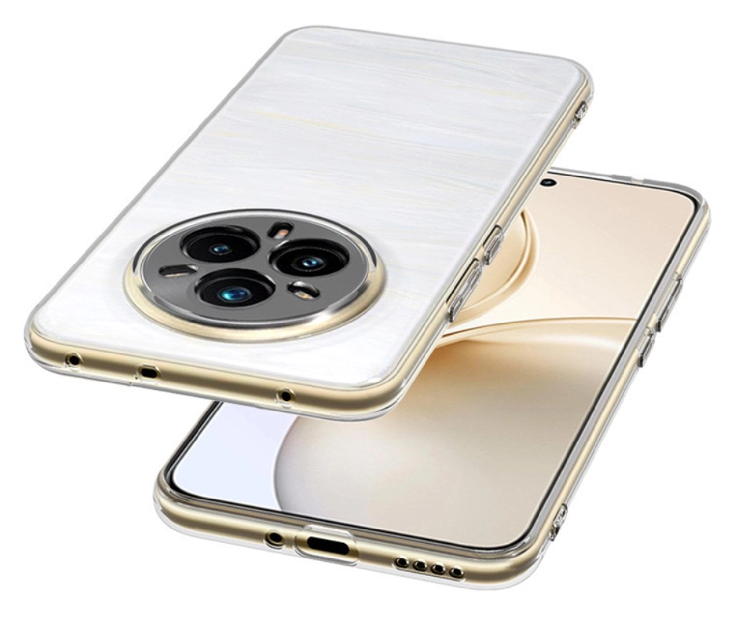 Realme 14 Pro Plus Hoesje Dun TPU Back Cover Transparant afbeelding 3