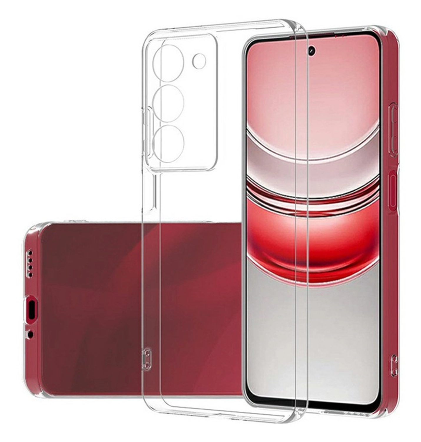 Realme 14X Hoesje Dun TPU Back Cover Transparant afbeelding 1