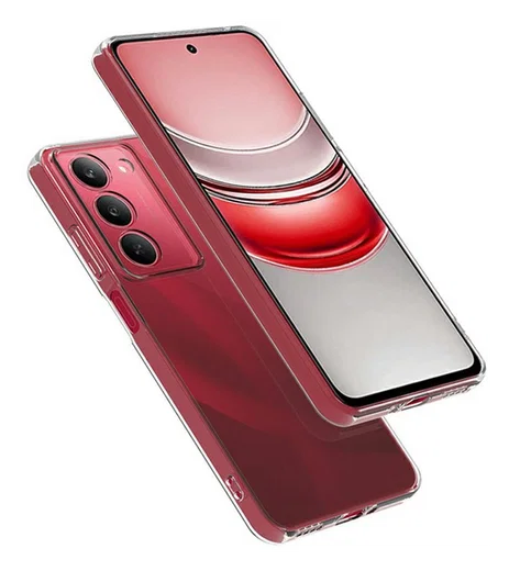 Realme 14X Hoesje Dun TPU Back Cover Transparant afbeelding 2