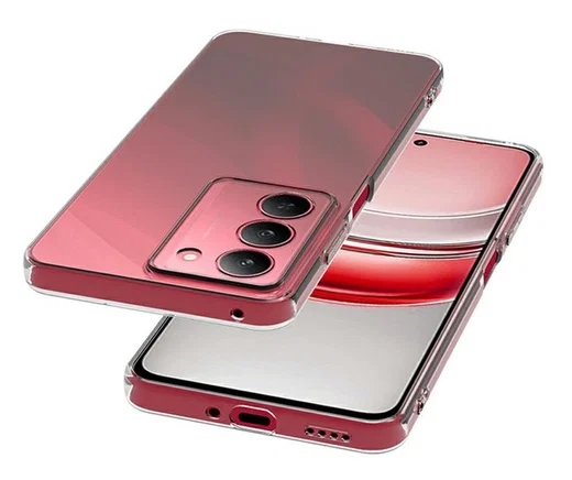 Realme 14X Hoesje Dun TPU Back Cover Transparant afbeelding 3