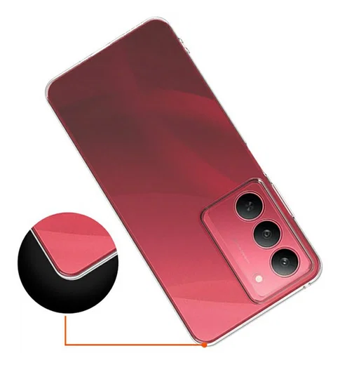 Realme 14X Hoesje Dun TPU Back Cover Transparant afbeelding 4