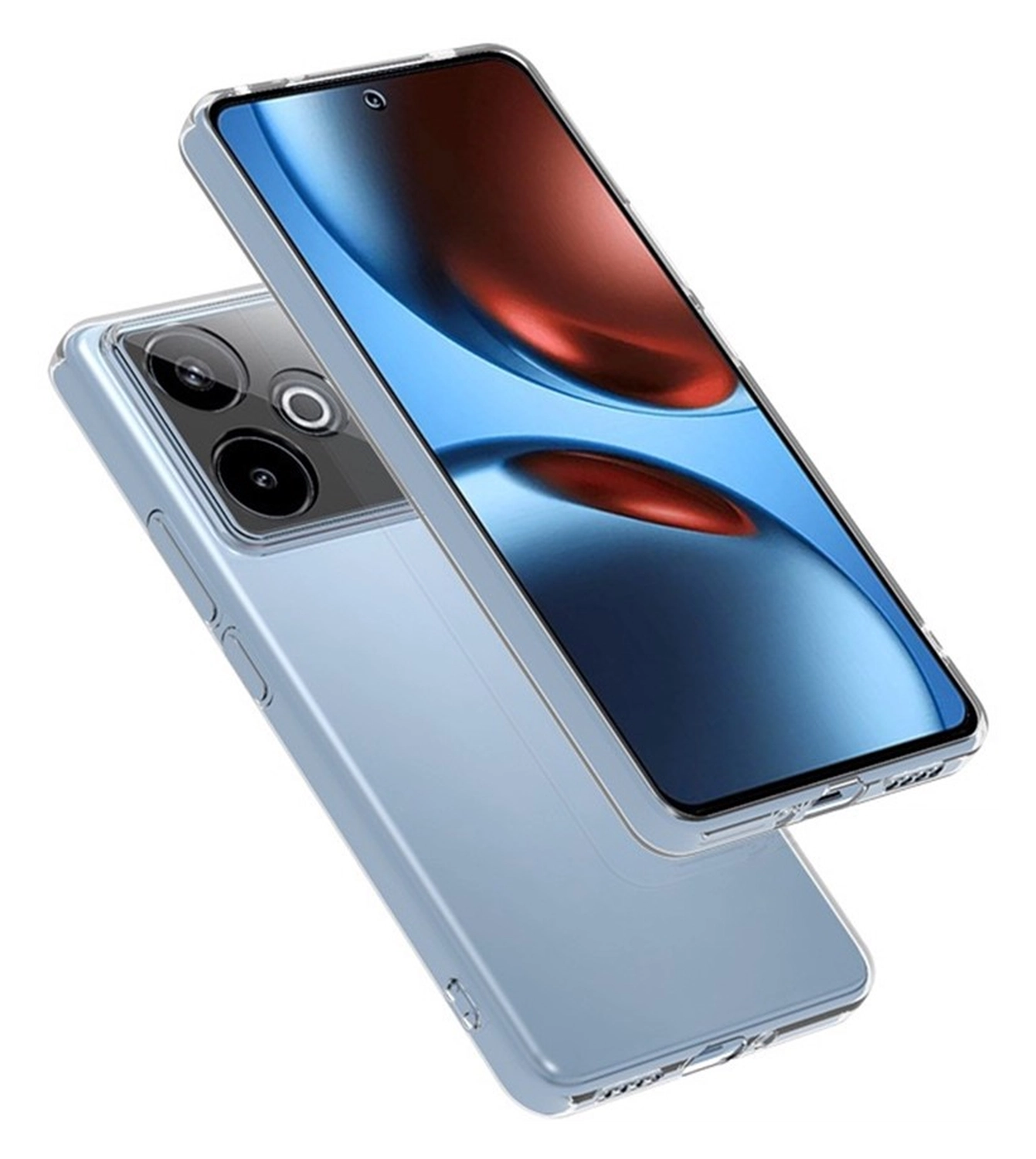Realme GT 7 Hoesje Dun TPU Back Cover Transparant afbeelding 2