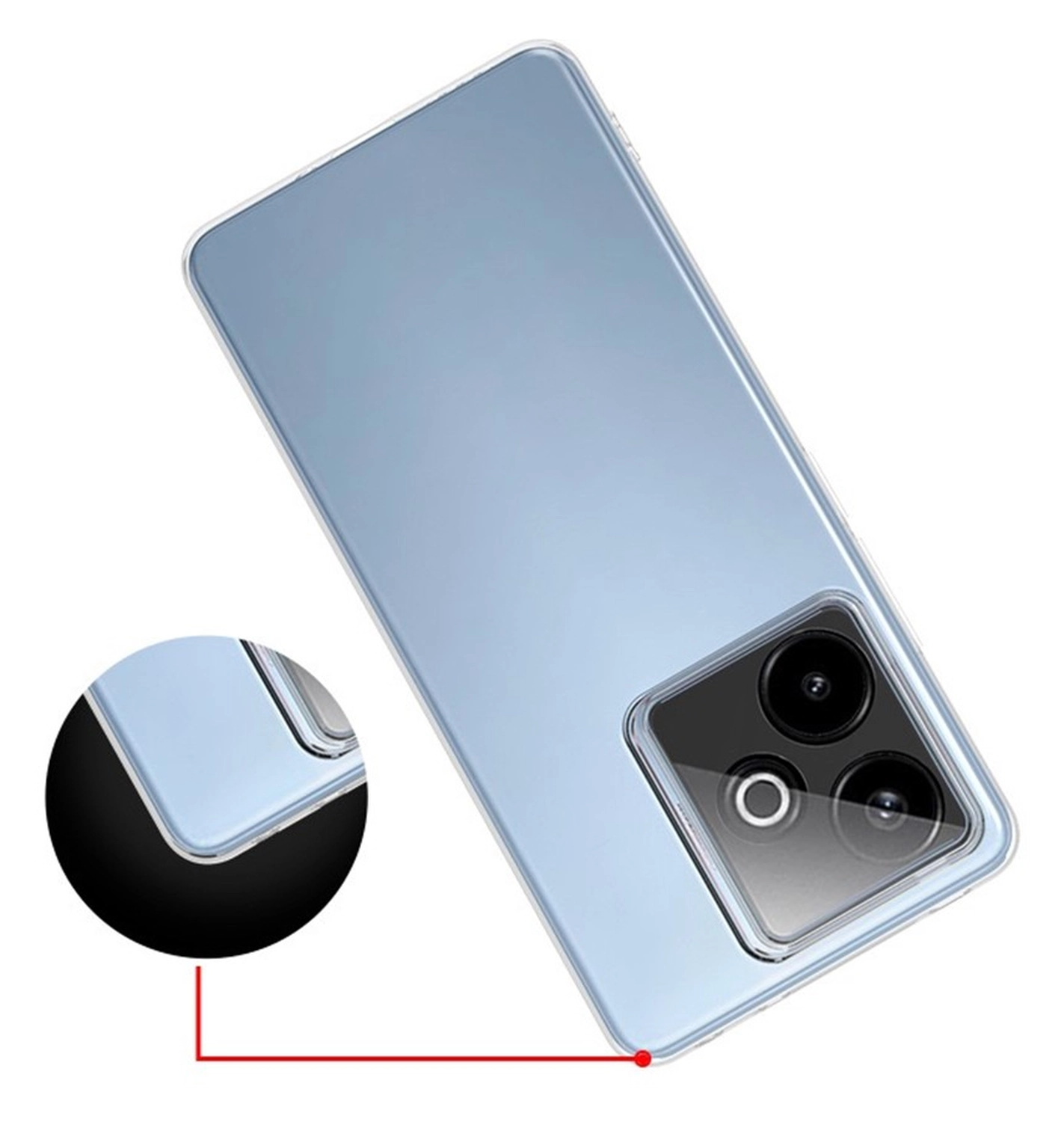 Realme GT 7 Hoesje Dun TPU Back Cover Transparant afbeelding 4