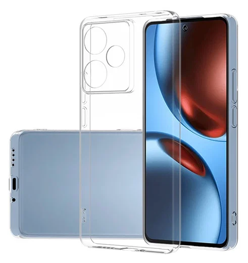 Realme GT 7T Hoesje Dun TPU Back Cover Transparant afbeelding 1