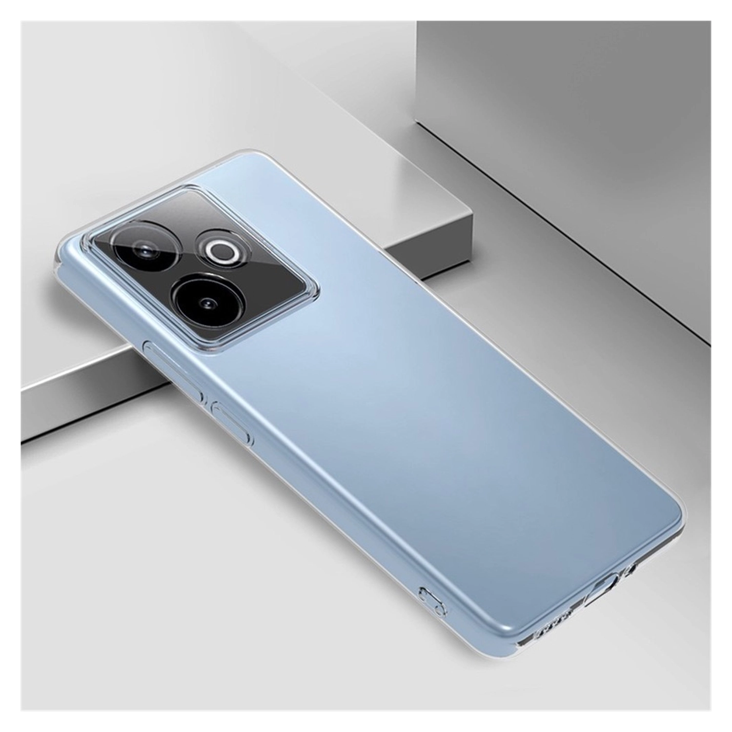 Realme GT 7T Hoesje Dun TPU Back Cover Transparant afbeelding 3