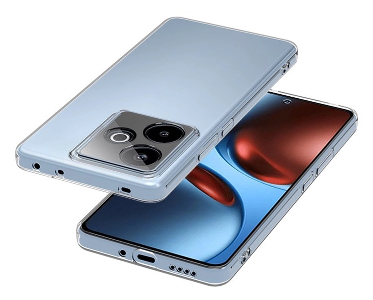 Realme GT 7T Hoesje Dun TPU Back Cover Transparant afbeelding 5