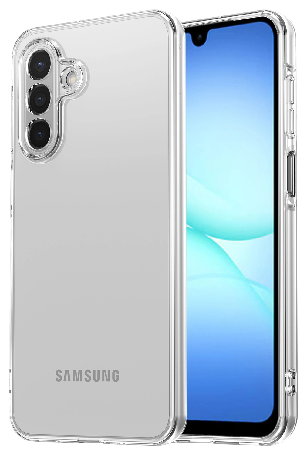 Samsung Galaxy A17 Hoesje Dun TPU Back Cover Transparant afbeelding 2