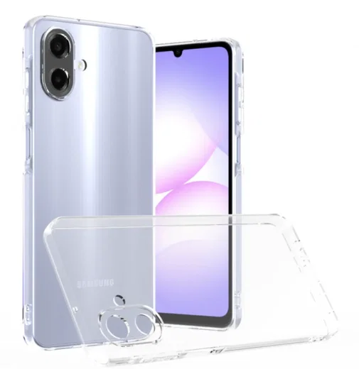 Samsung Galaxy A07 Hoesje Dun TPU Back Cover Transparant afbeelding 1