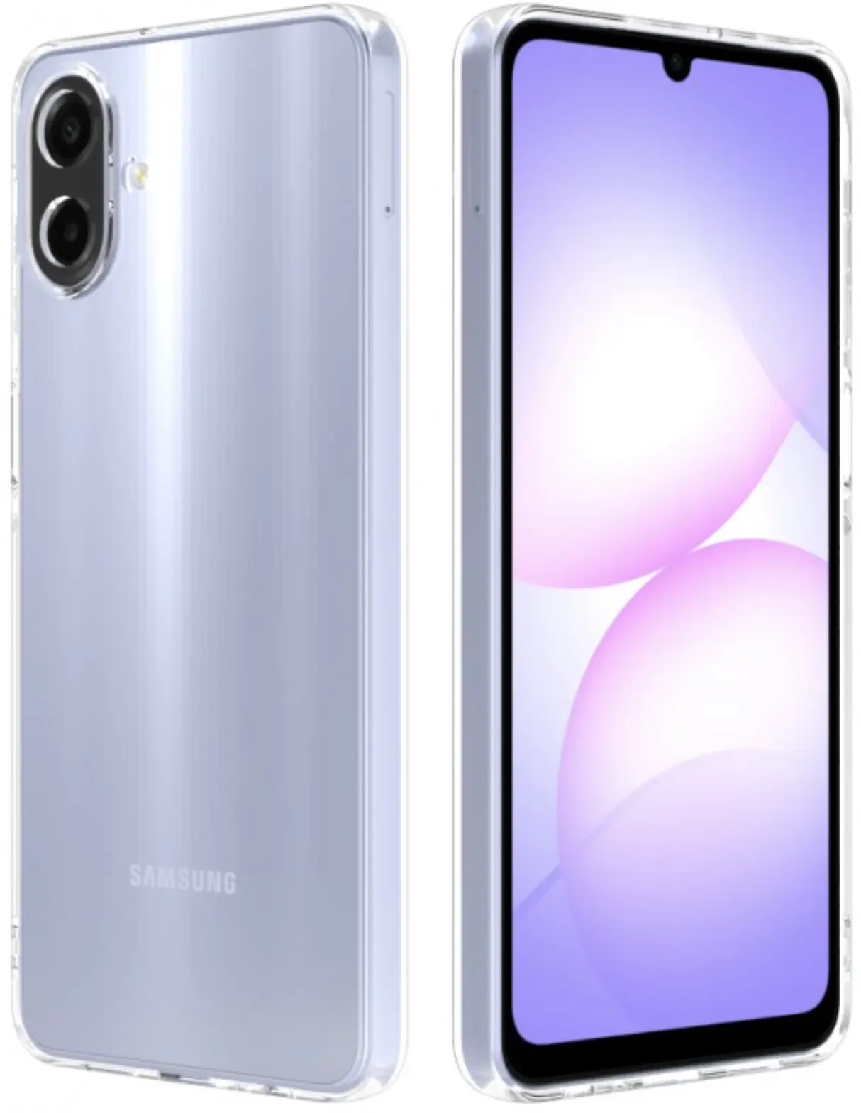 Samsung Galaxy A07 Hoesje Dun TPU Back Cover Transparant afbeelding 5