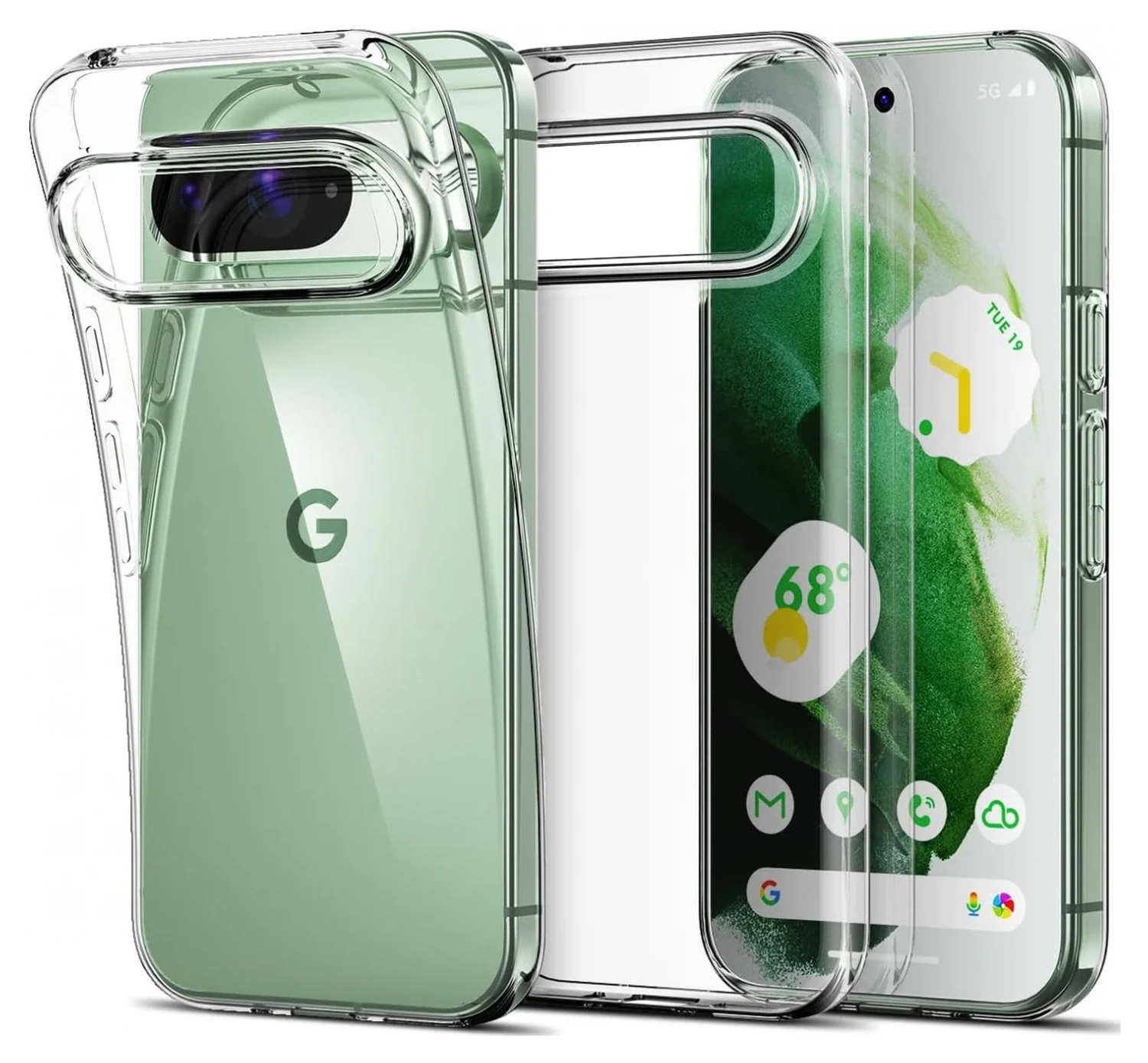 Google Pixel 10 Hoesje Dun TPU Back Cover Transparant afbeelding 1