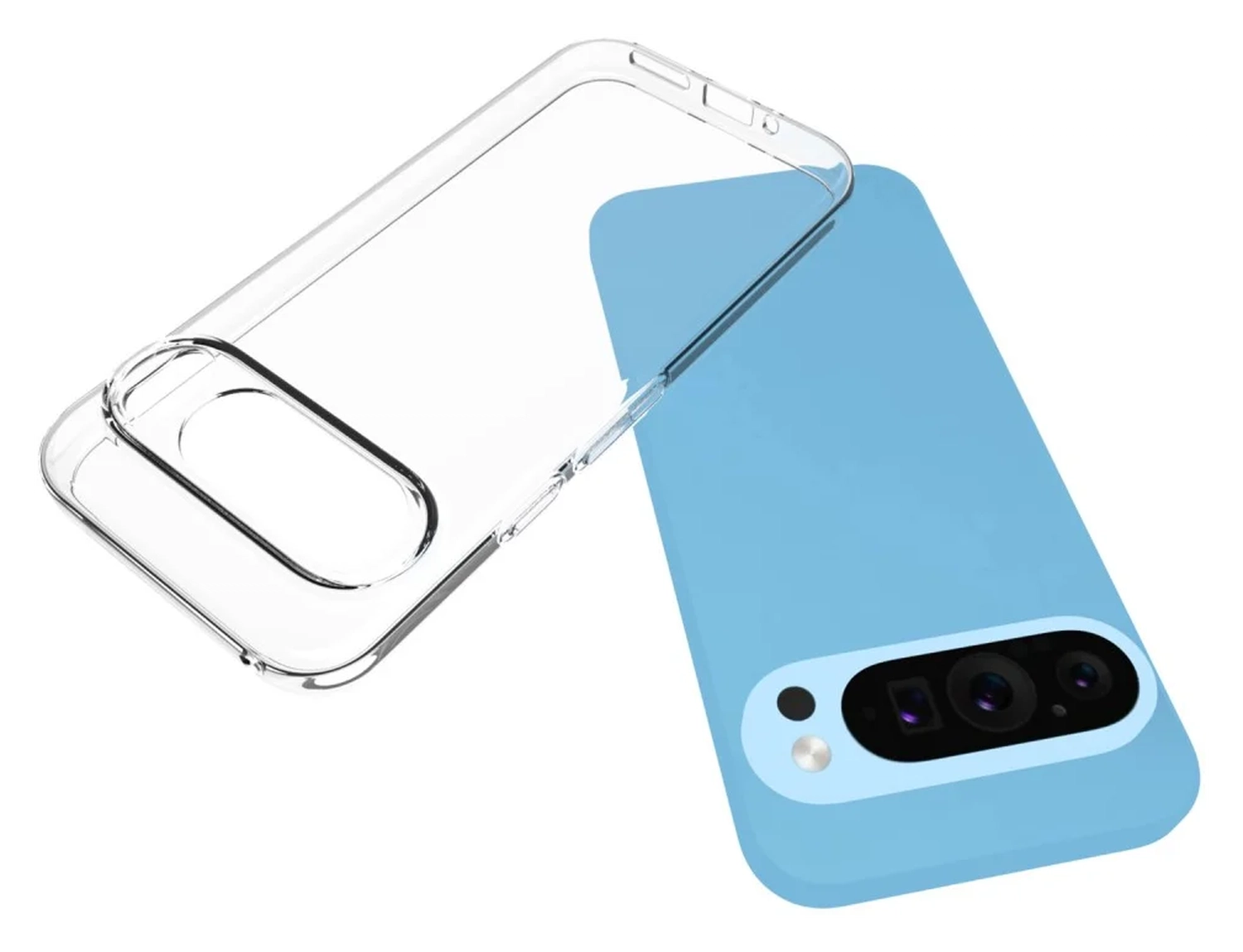 Google Pixel 10 Hoesje Dun TPU Back Cover Transparant afbeelding 3