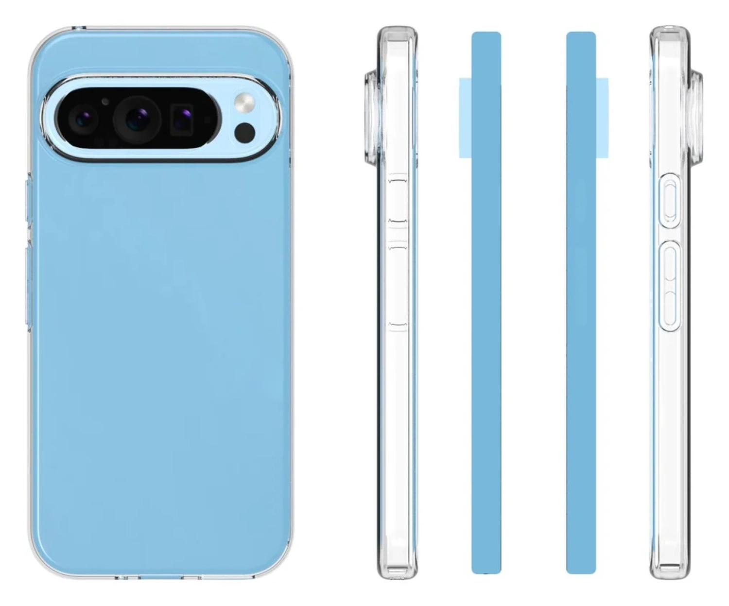Google Pixel 10 Hoesje Dun TPU Back Cover Transparant afbeelding 7
