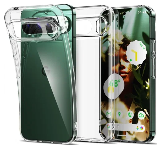 Google Pixel 10 Pro XL Hoesje Dun TPU Back Cover Transparant afbeelding 1