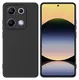 Xiaomi Redmi Note 14S Hoesje Dun TPU Back Cover Matte Zwart afbeelding 1