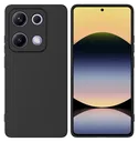 Xiaomi Redmi Note 14S Hoesje Dun TPU Back Cover Matte Zwart