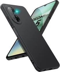 Xiaomi Redmi A5 Hoesje Dun TPU Back Cover Matte Zwart afbeelding