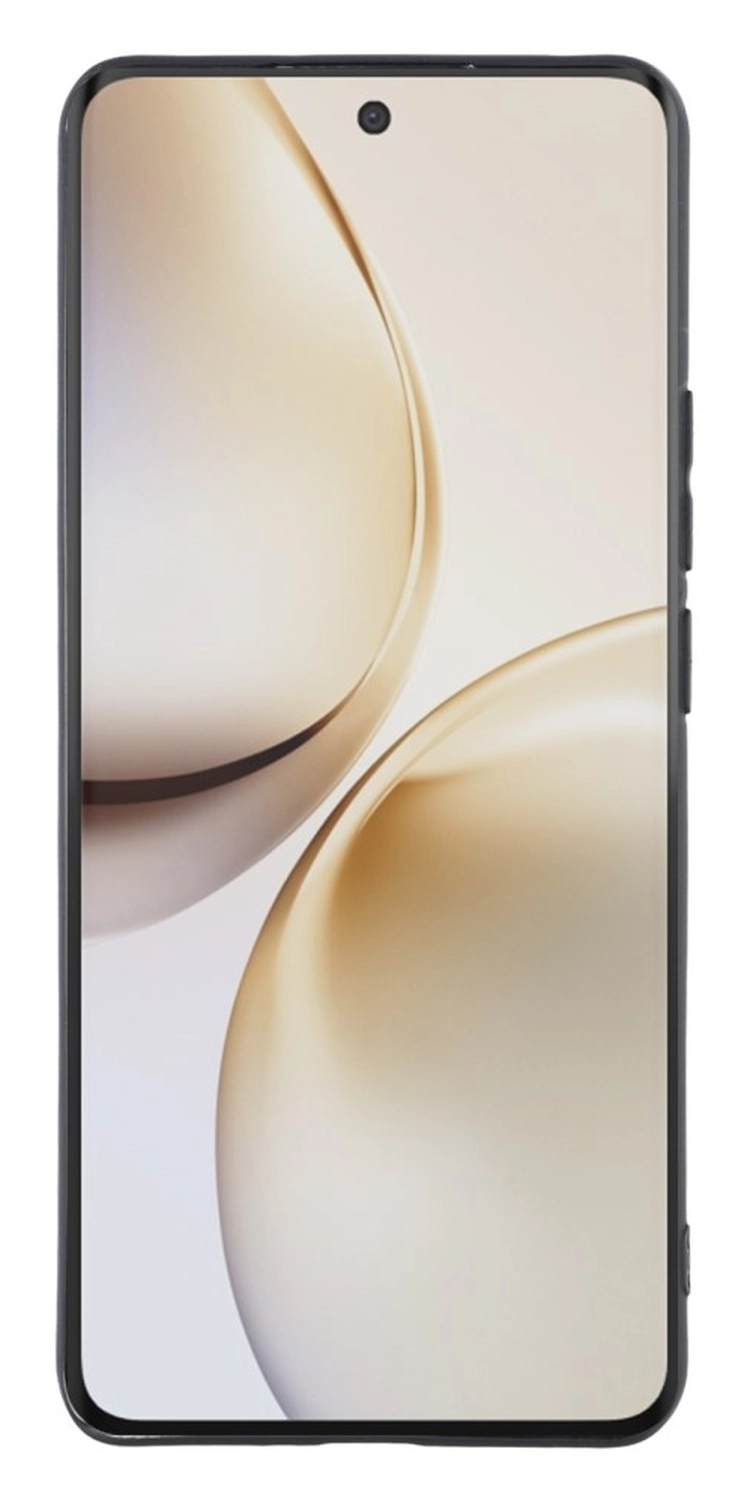 Realme 14 Pro Hoesje Dun TPU Back Cover Matte Zwart afbeelding 2